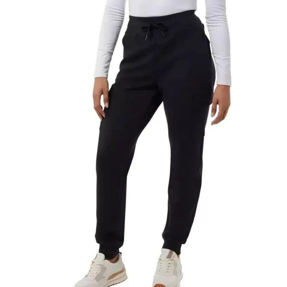 NWT 32 Degrees Women's Tech Cargo Jogger Black Sweatpants Size XS $60 2HL126 - Picture 2 of 4